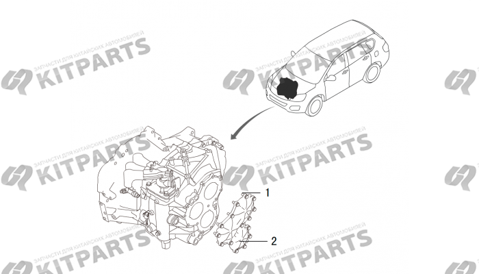 Задняя крышка Haval H6