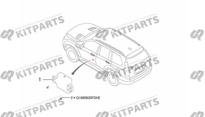 Модуль двери пассажирской Haval H9