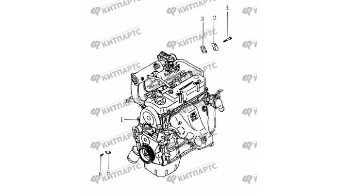 Двигатель 1,5 L BYD F3 (F3R)