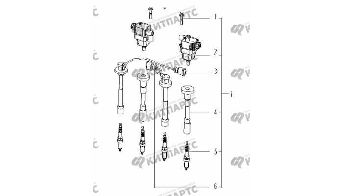Катушка зажигания Geely Vision (FC)